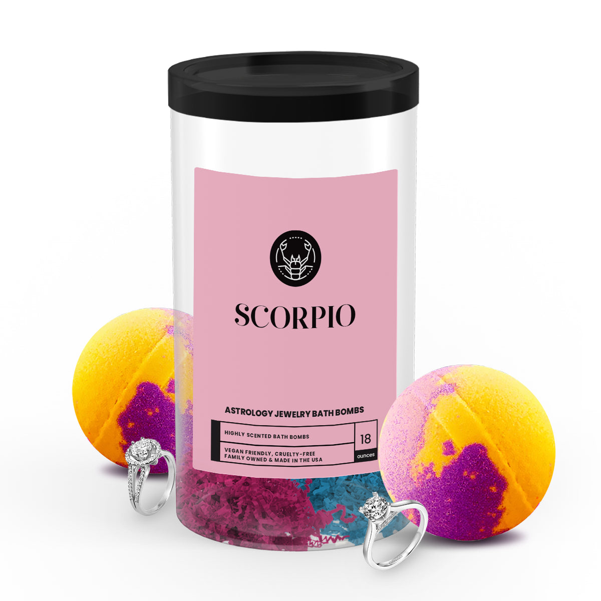 Scorpio Astrology Jewelry Bath Bombs