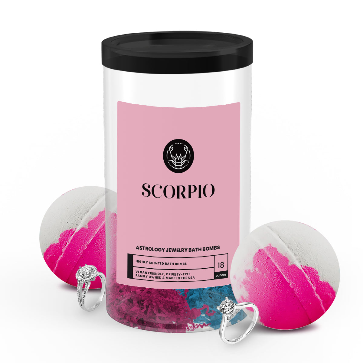 Scorpio Astrology Jewelry Bath Bombs