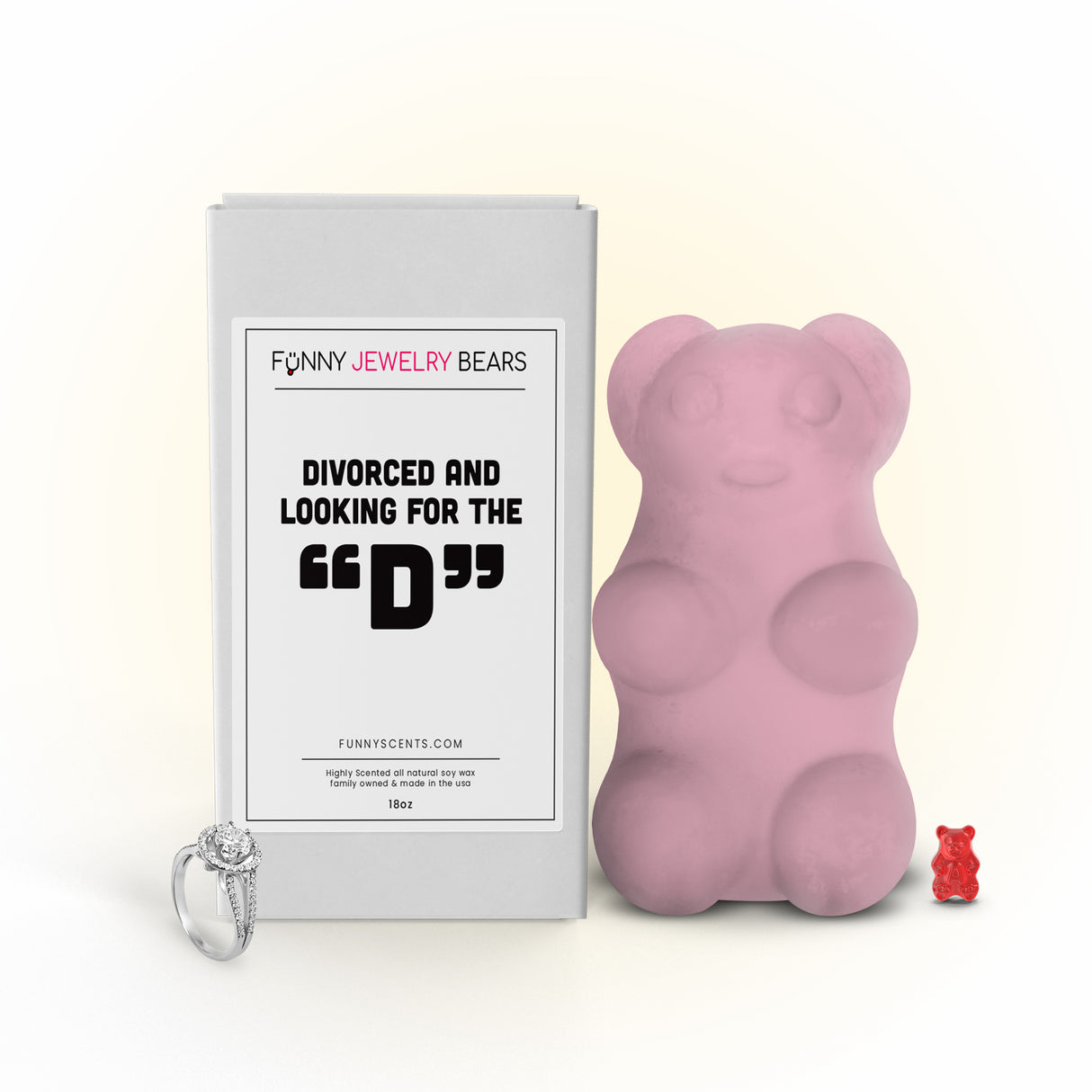 Divorced and Looking For the "D" Funny Jewelry Bear Wax Melts