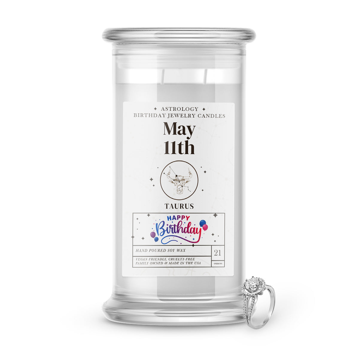 TAURUS | ASTROLOGY BIRTHDAY JEWELRY CANDLES