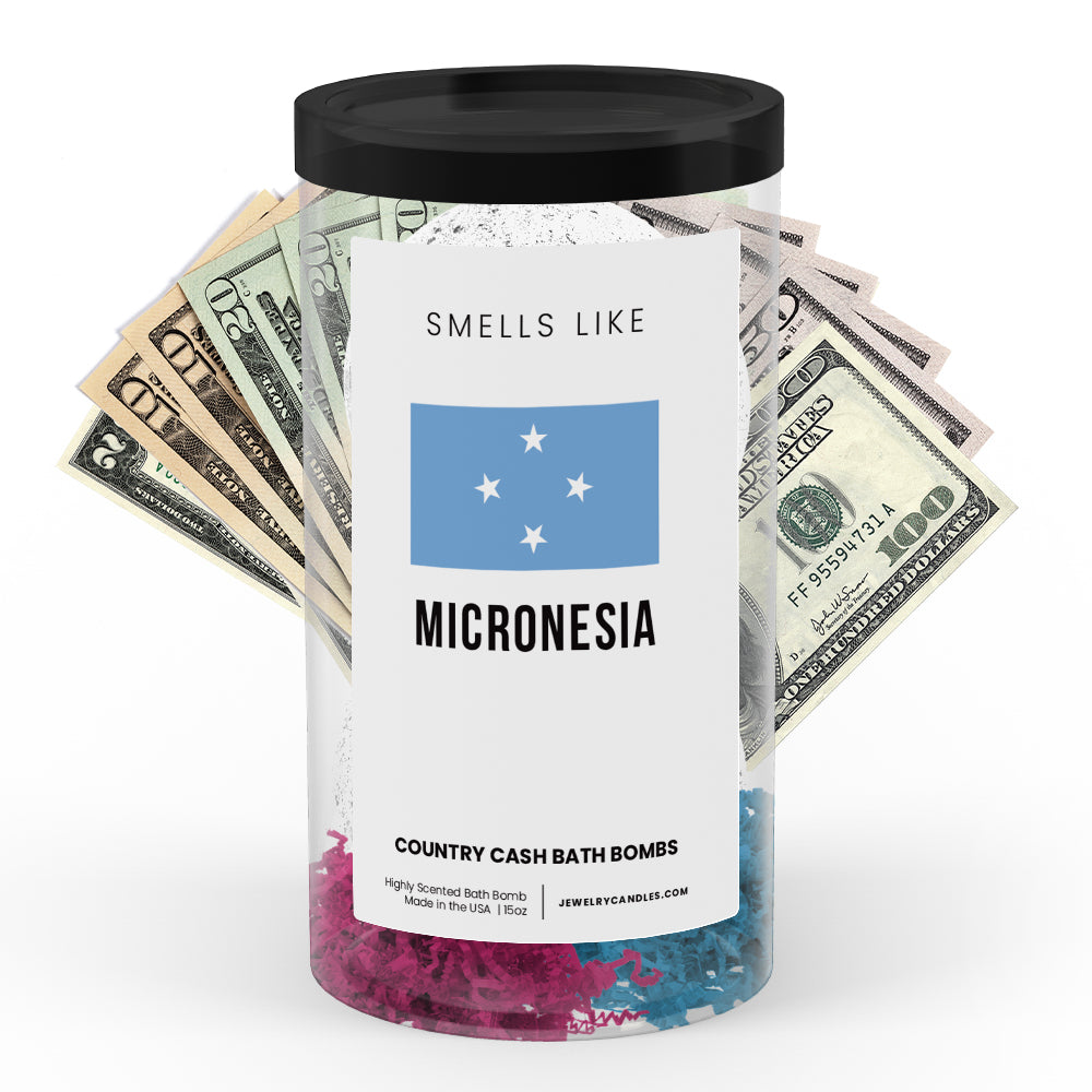 Smells Like Micronesia Country Cash Bath Bombs
