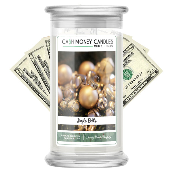 Jingle Bells Cash Money Candle