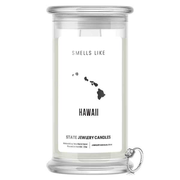 Smells Like Hawaii State Jewelry Candles