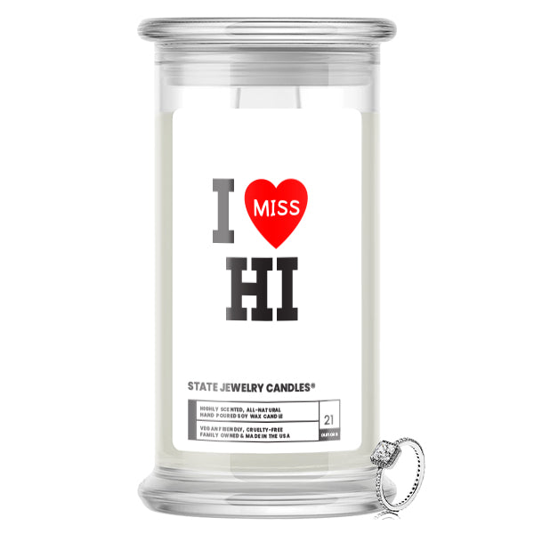 I miss HI State Jewelry Candle