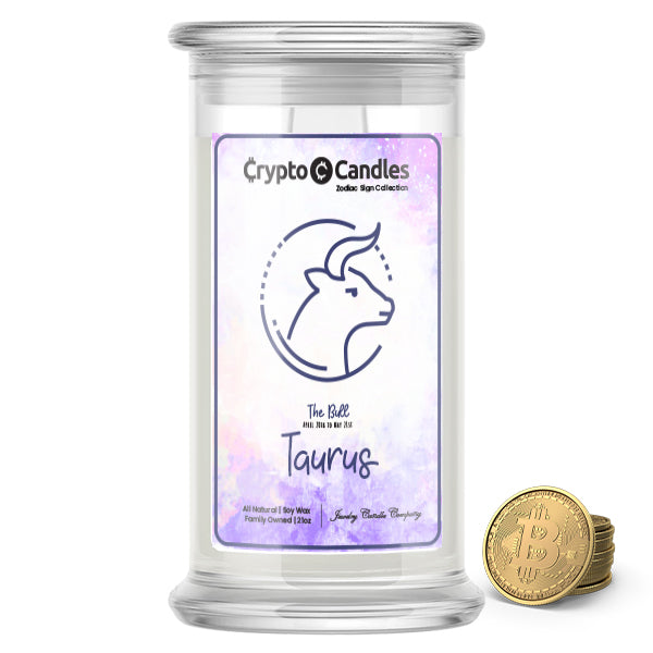 Taurus Zodiac Crypto Candles