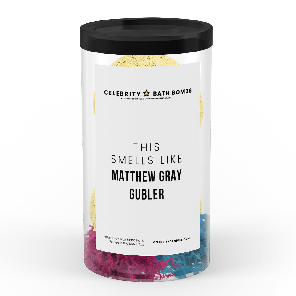 This Smells Like Matthew Gray Gubler Celebrity Bath Bombs