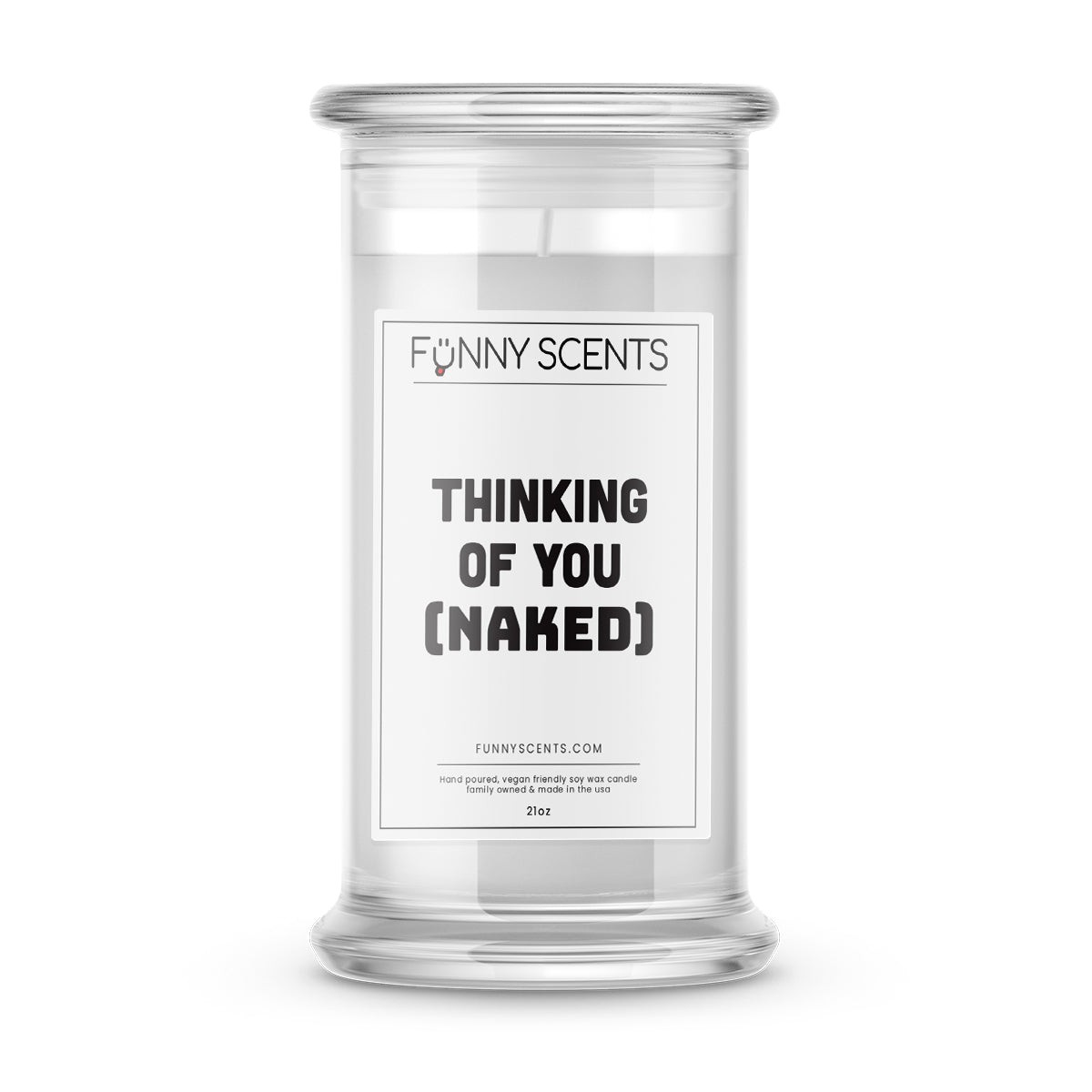 Thinking of you (NAKED) Funny Candles