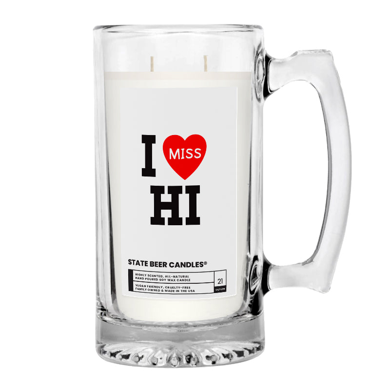 I miss HI State Beer Candles