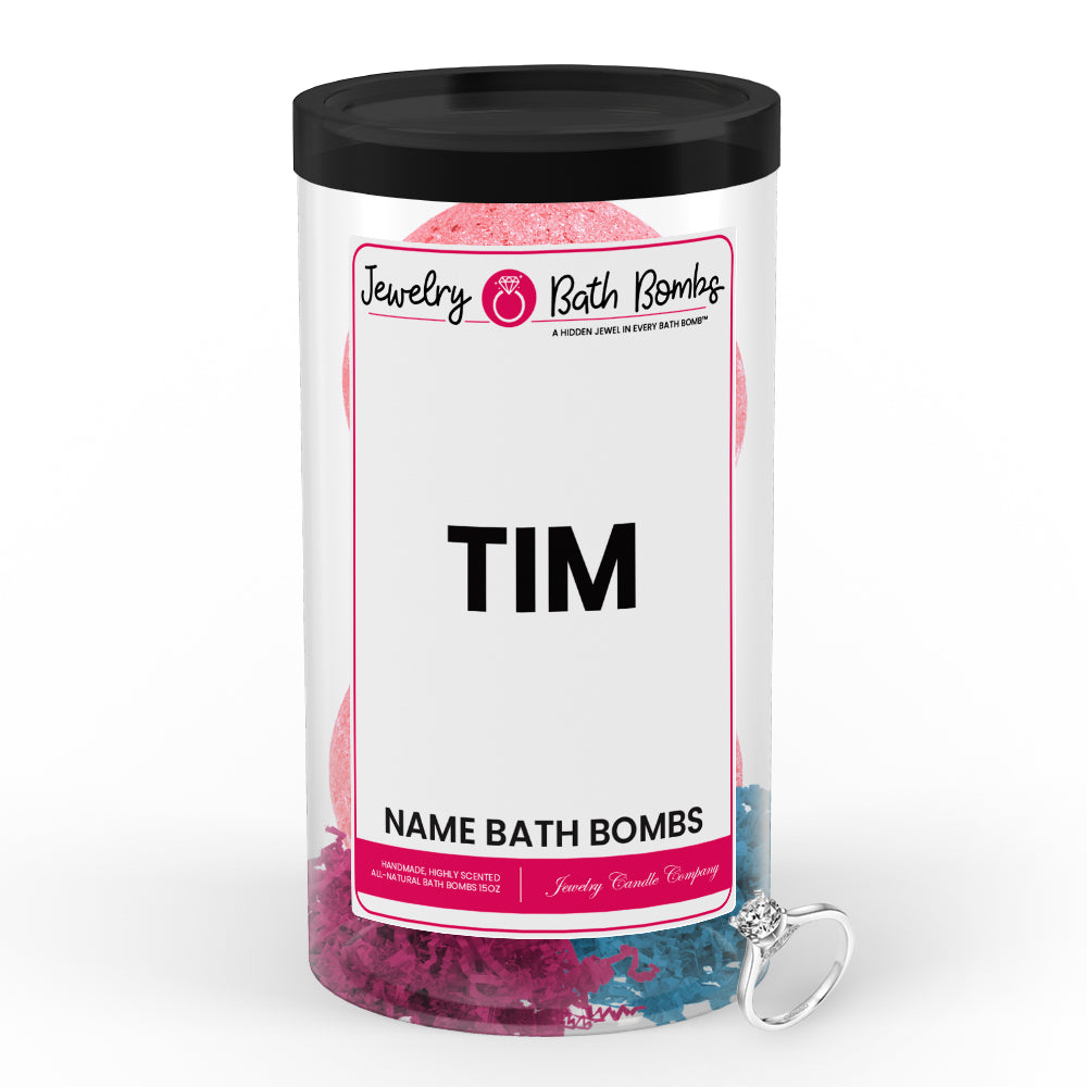 TIM Name Jewelry Bath Bomb Tube