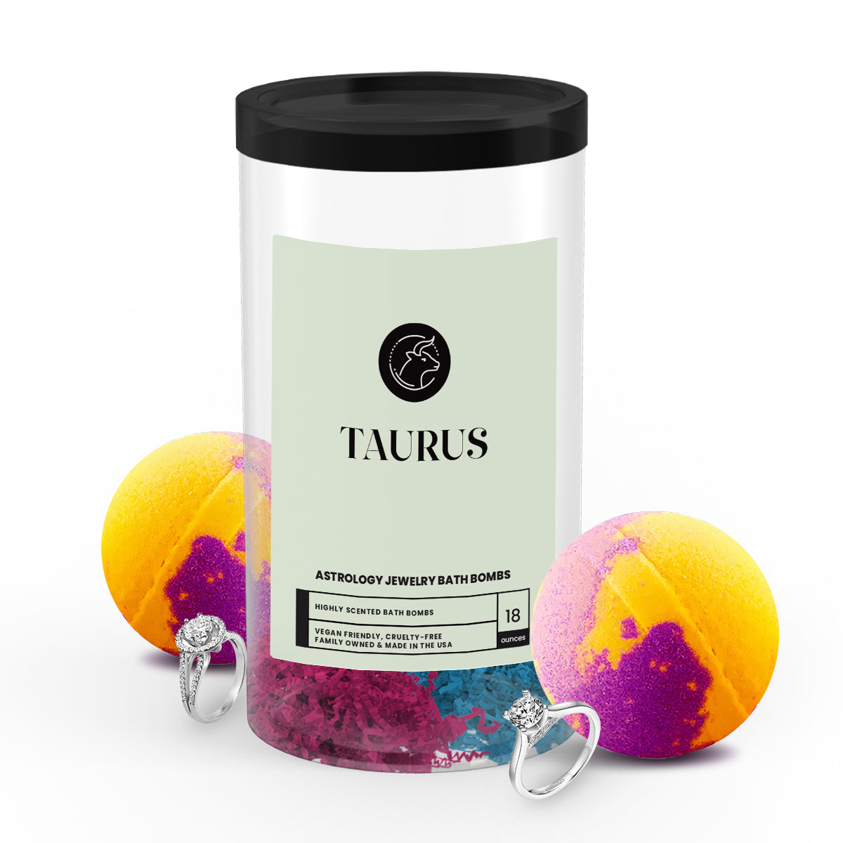 Taurus Astrology Jewelry Bath Bombs