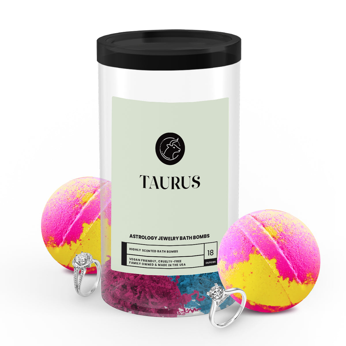 Taurus Astrology Jewelry Bath Bombs