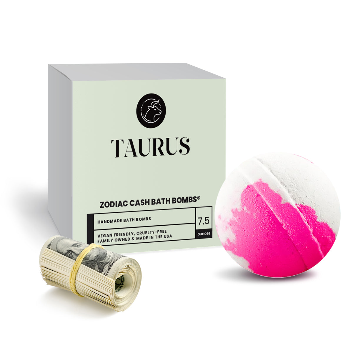 Taurus Zodiac Cash Bath Bomb