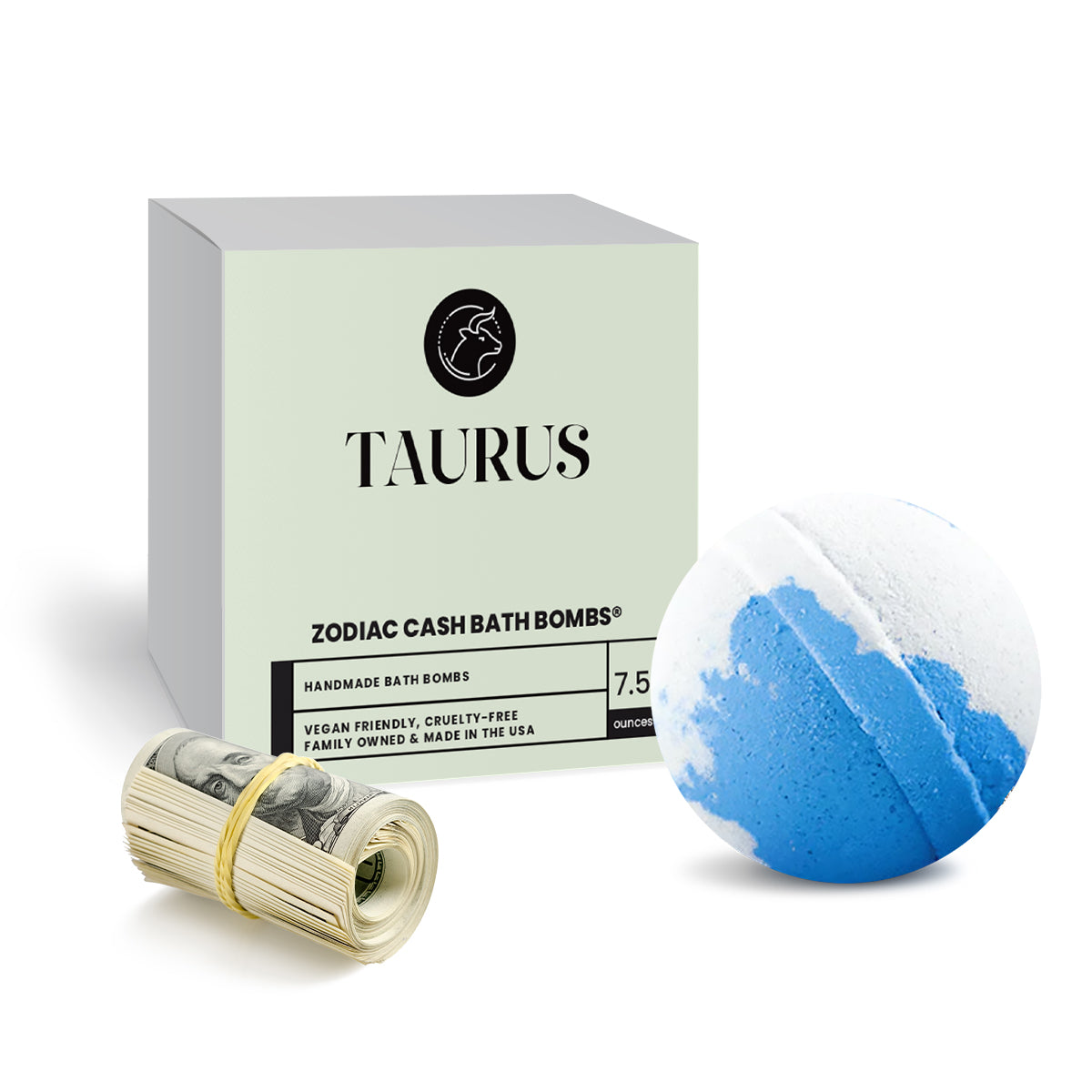 Taurus Zodiac Cash Bath Bomb