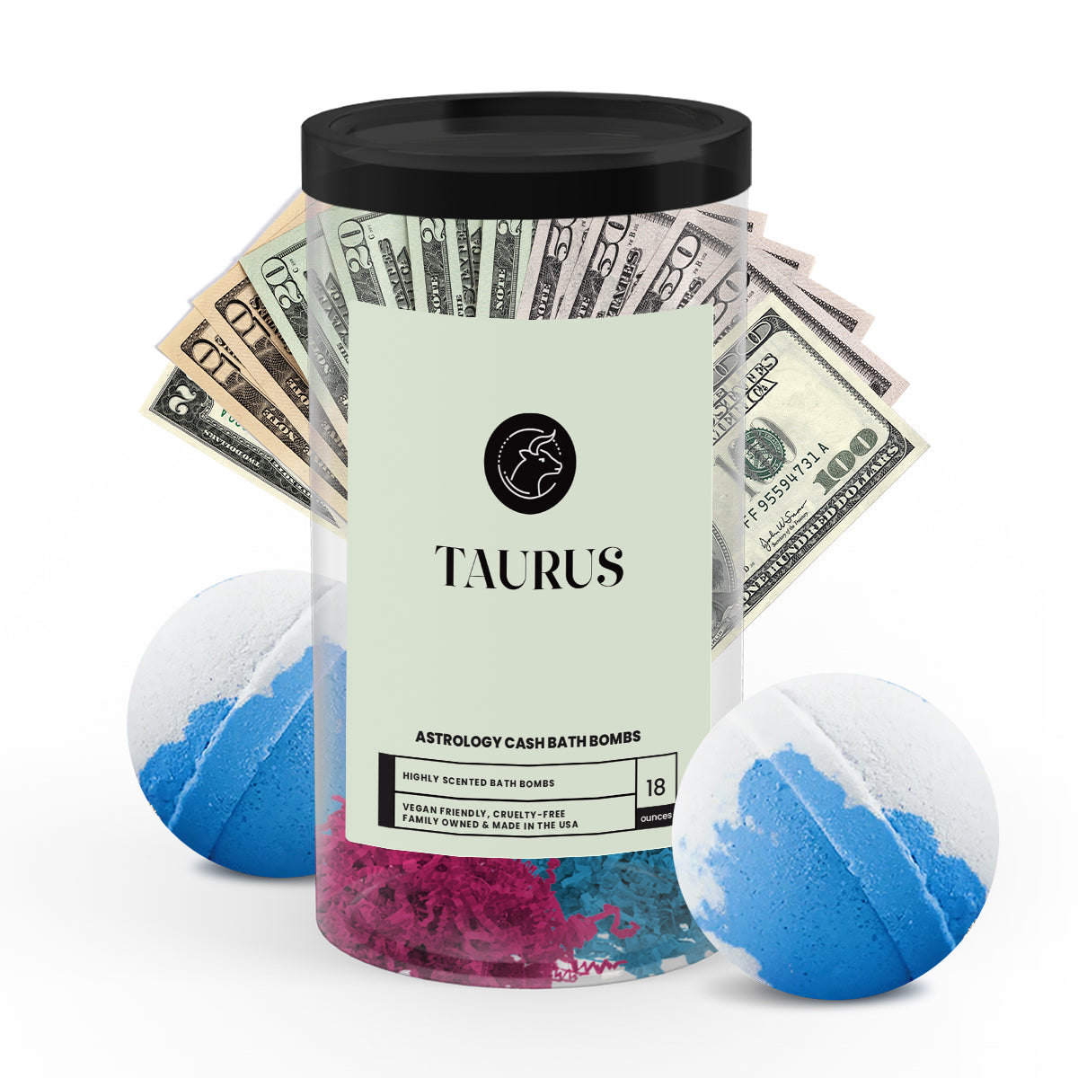 Taurus Astrology Cash Bath Bombs
