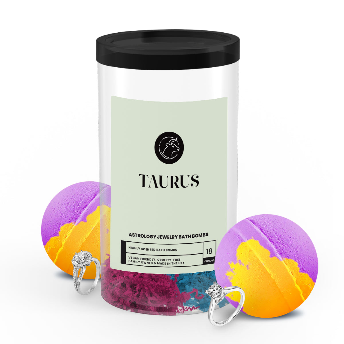 Taurus Astrology Jewelry Bath Bombs