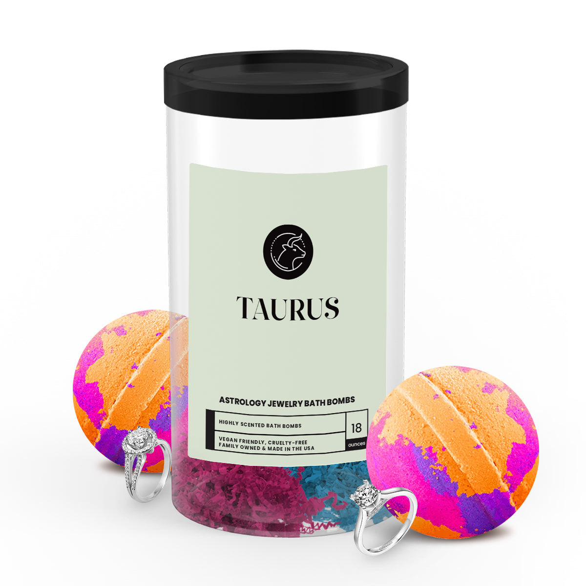 Taurus Astrology Jewelry Bath Bombs