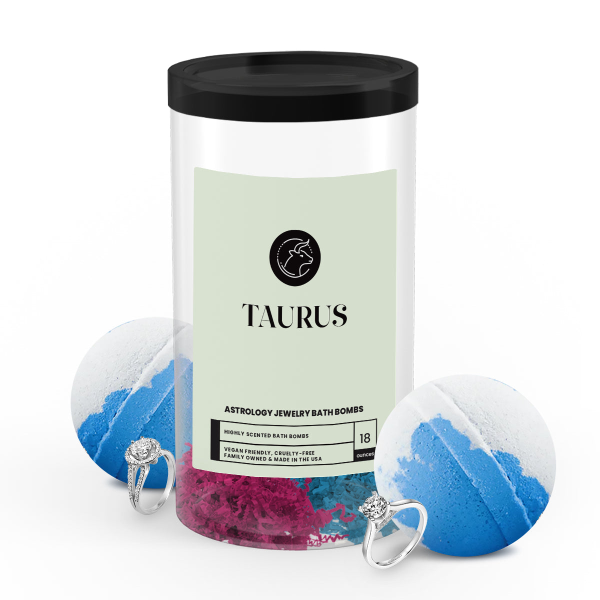 Taurus Astrology Jewelry Bath Bombs