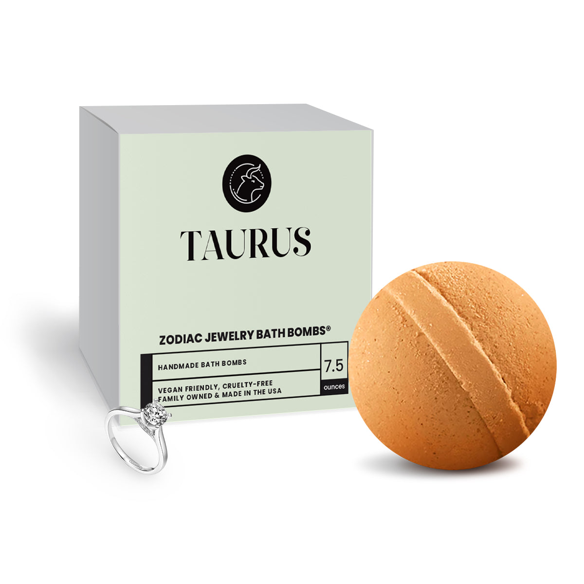 Taurus Zodiac Jewelry Bath Bomb