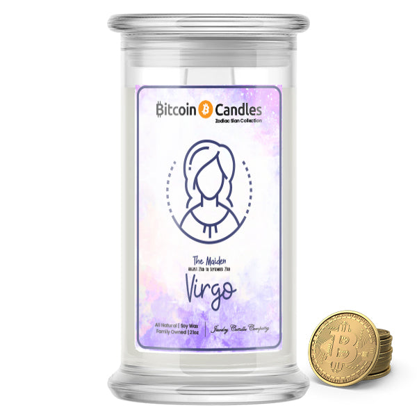 Virgo Zodiac Bitcoin Candles
