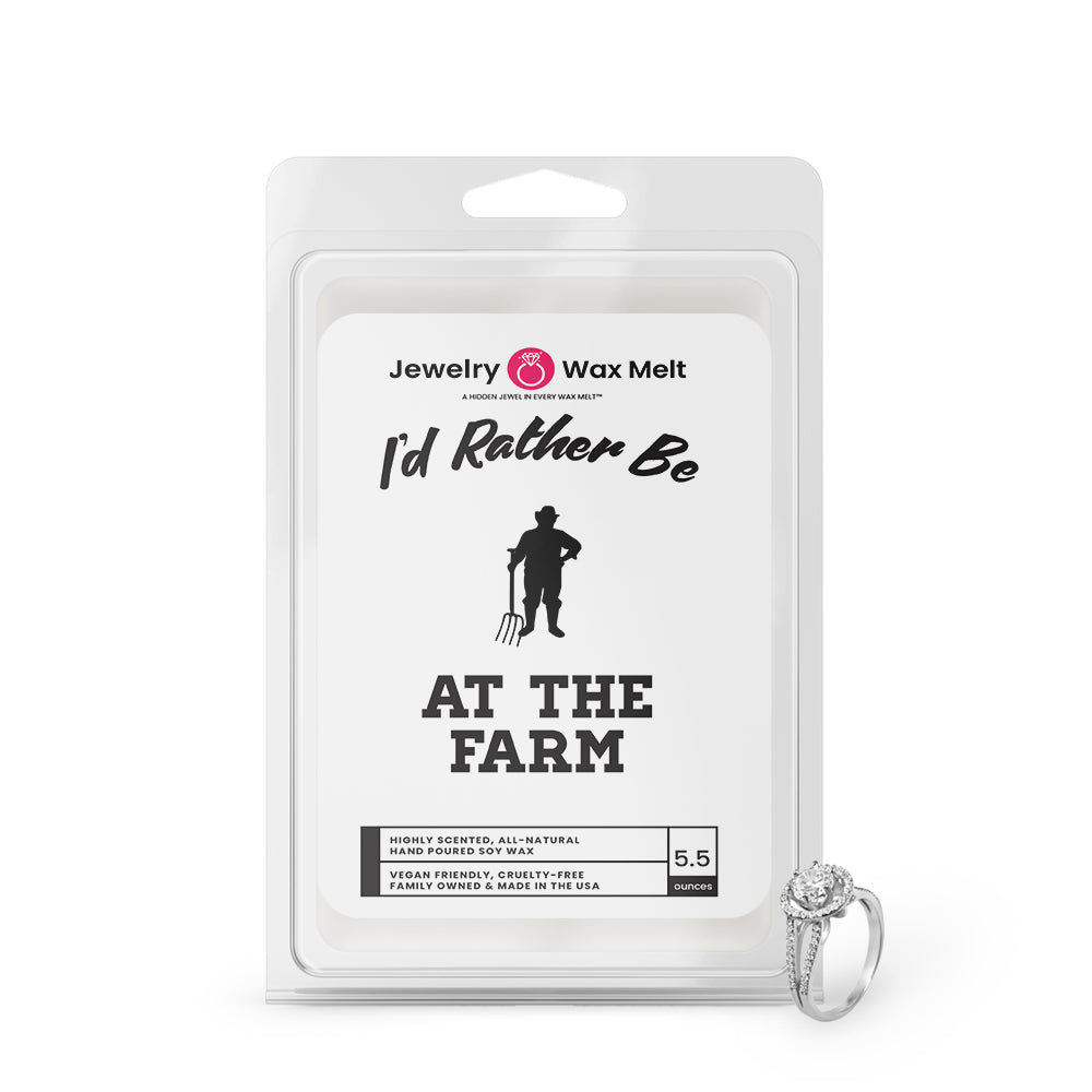 I'd rather be At The Farm Jewelry Wax Melts