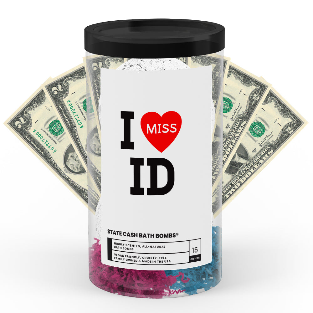 I miss ID State Cash Bath Bombs