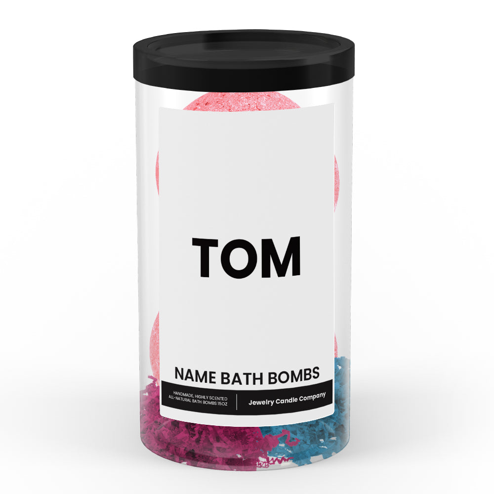 TOM Name Bath Bomb Tube