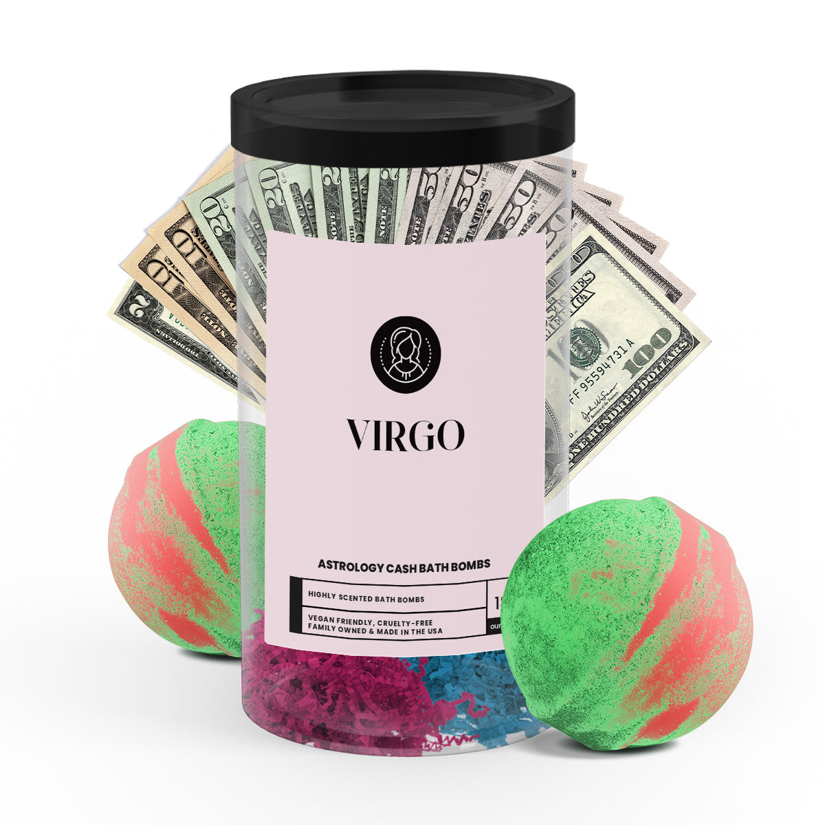 Virgo Astrology Cash Bath Bombs