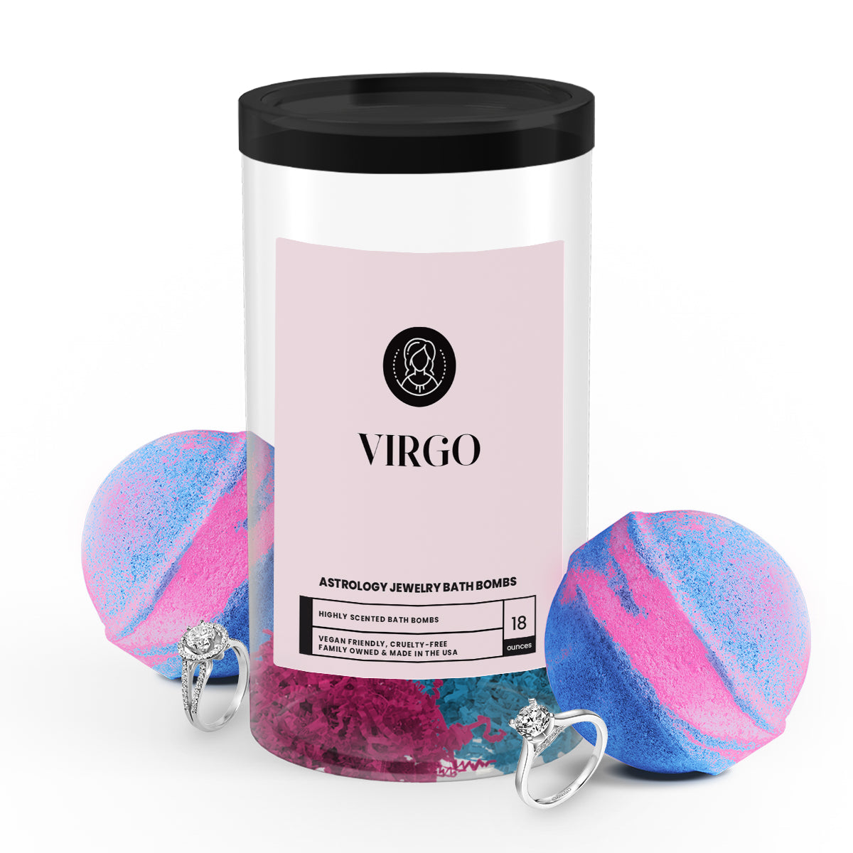 Virgo Astrology Jewelry Bath Bombs