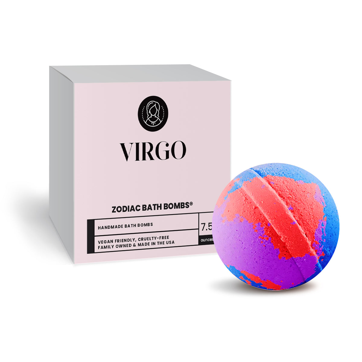 Virgo Zodiac Bath Bomb