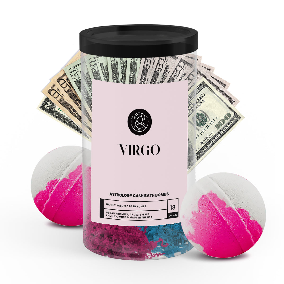 Virgo Astrology Cash Bath Bombs