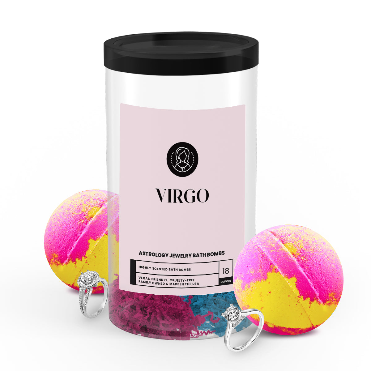 Virgo Astrology Jewelry Bath Bombs