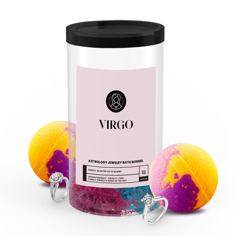 Virgo Astrology Jewelry Bath Bombs