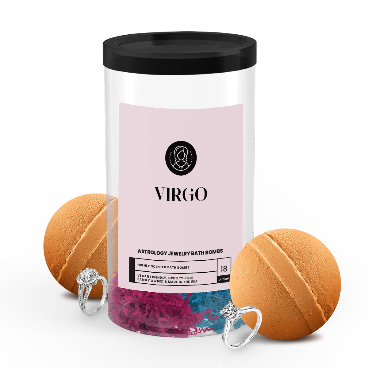 Virgo Astrology Jewelry Bath Bombs