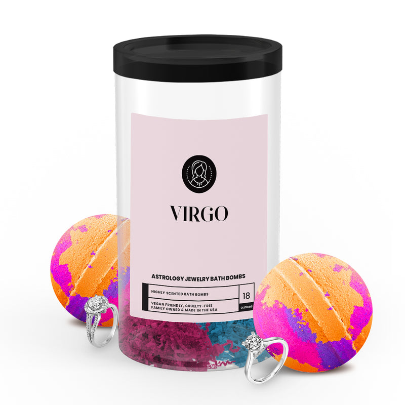 Virgo Astrology Jewelry Bath Bombs
