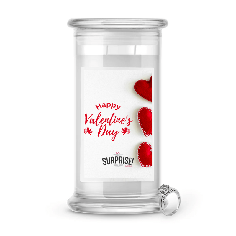 Happy Valentine's Day | Valentine's Day Surprise Jewelry Candles