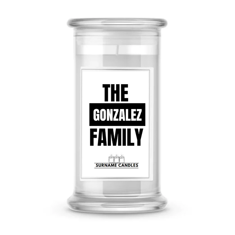 The Gonzalez Family | Surname Candles