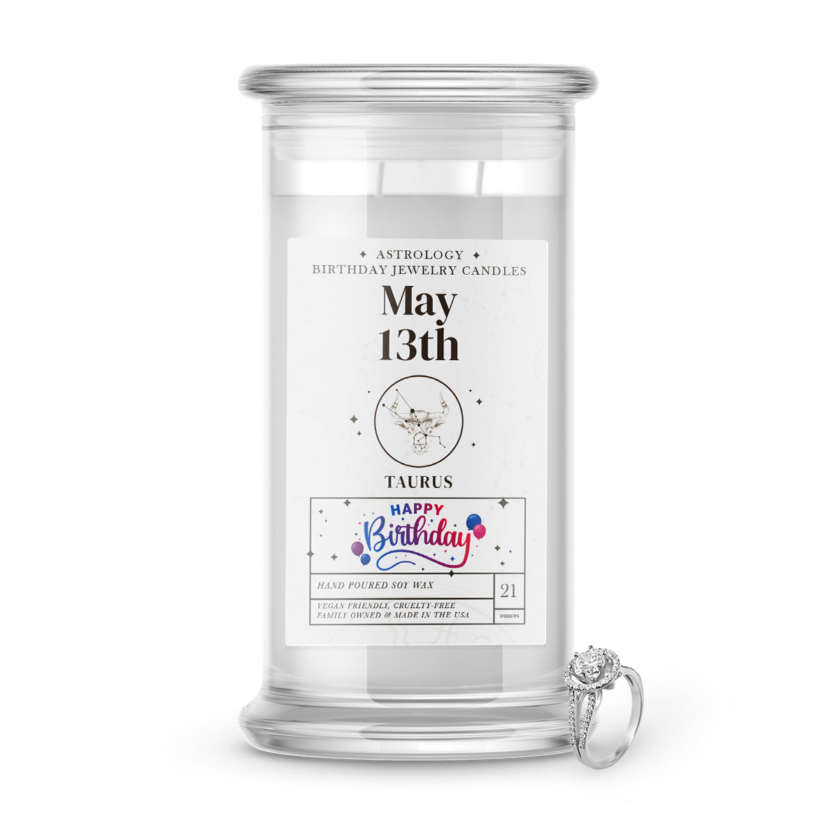 TAURUS | ASTROLOGY BIRTHDAY JEWELRY CANDLES