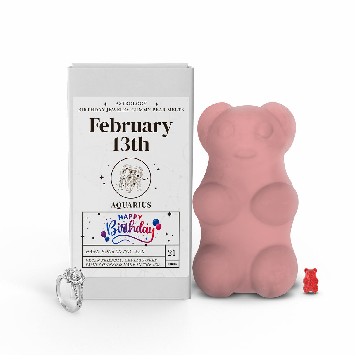 AQUARIUS | GUMMY Bear Astrology Birthday Jewelry Wax Melts