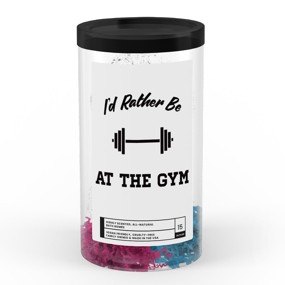 I'd rather be At The Gym Bath Bombs