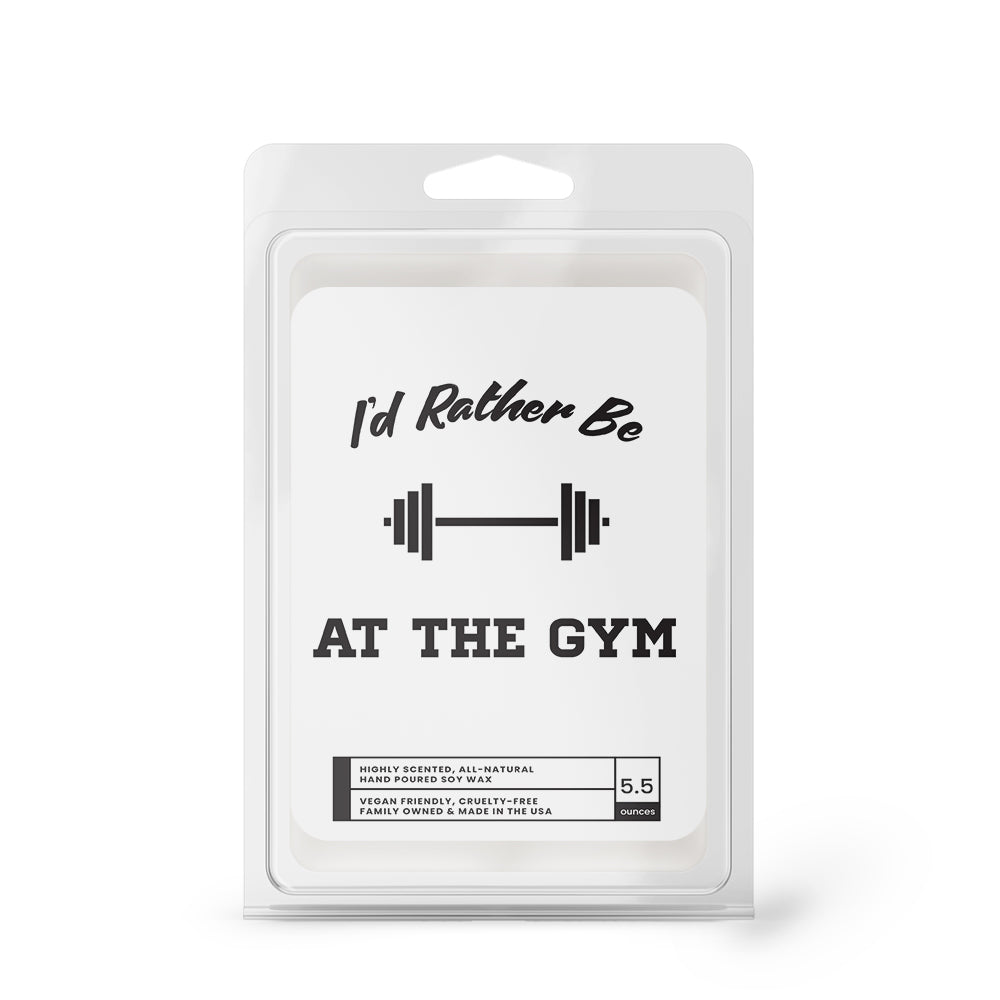 I'd rather be At The Gym Wax Melts