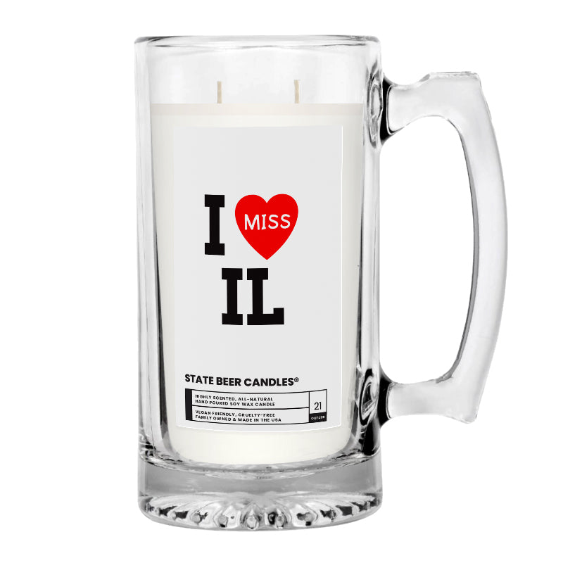 I miss IL State Beer Candles
