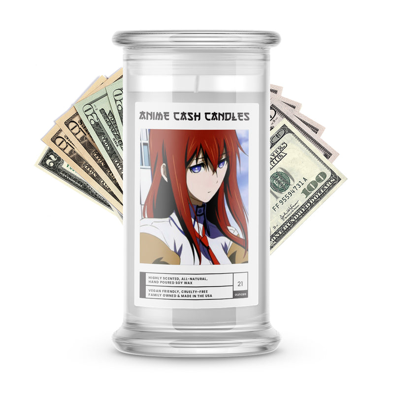 Makise, Kurisu | Anime Cash Candle