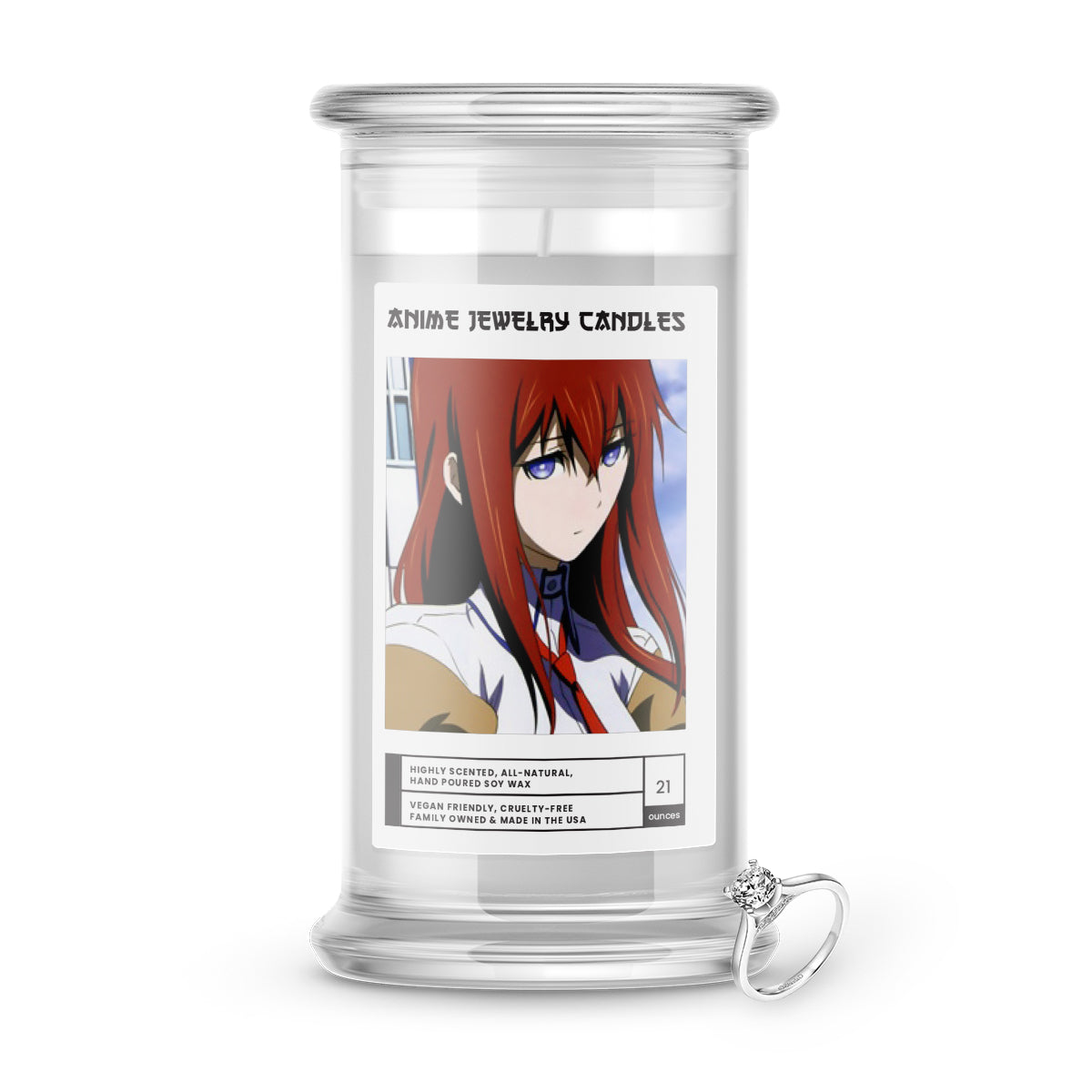 Makise, Kurisu | Anime Jewelry Candles