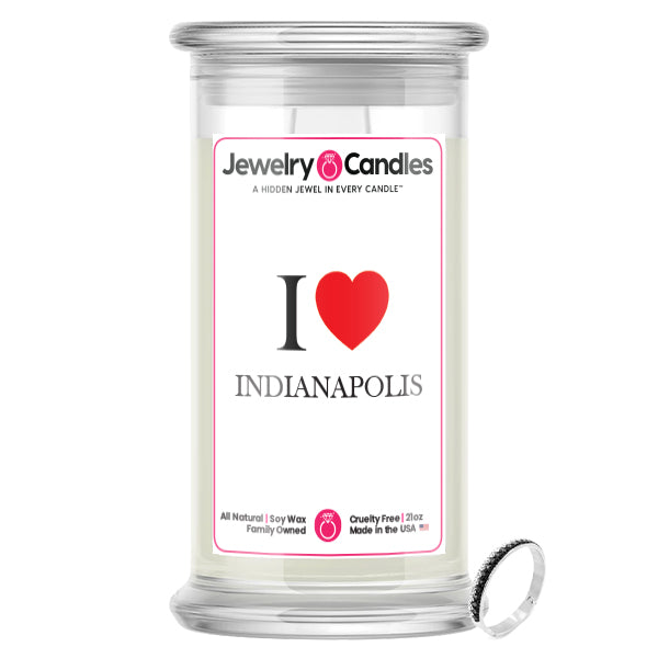 I Love INDIANAPOLIS Jewelry City Love Candles