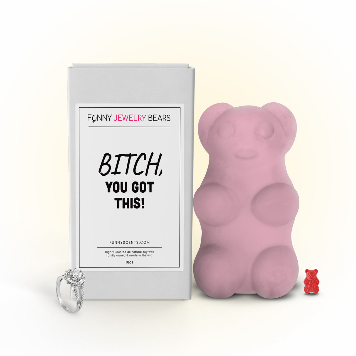 Bitch, You Got This! Funny Jewelry Bear Wax Melts
