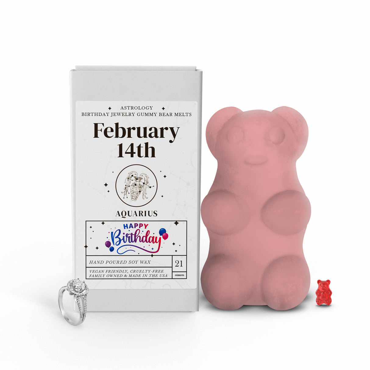 AQUARIUS | GUMMY Bear Astrology Birthday Jewelry Wax Melts