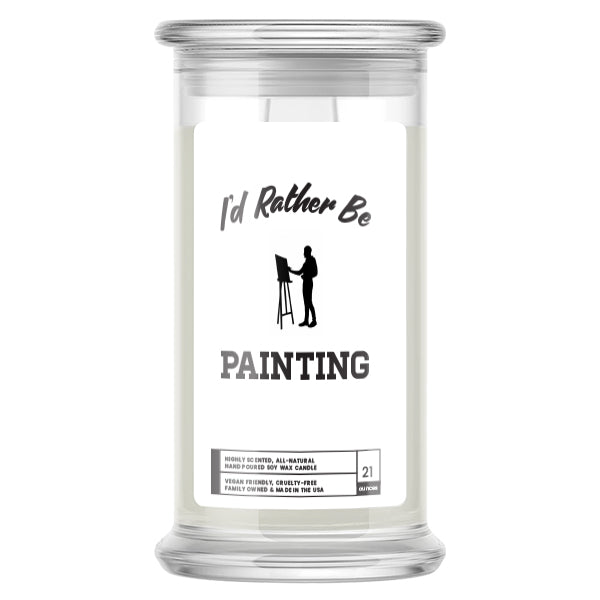 I'd rather be Painting Candles