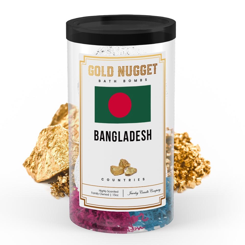 Bangladesh Countries Gold Nugget Bath Bombs