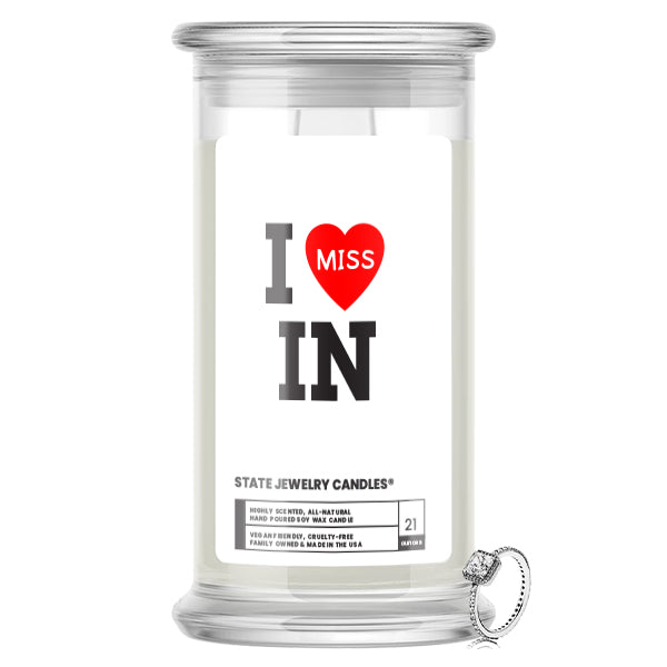 I miss IN State Jewelry Candle