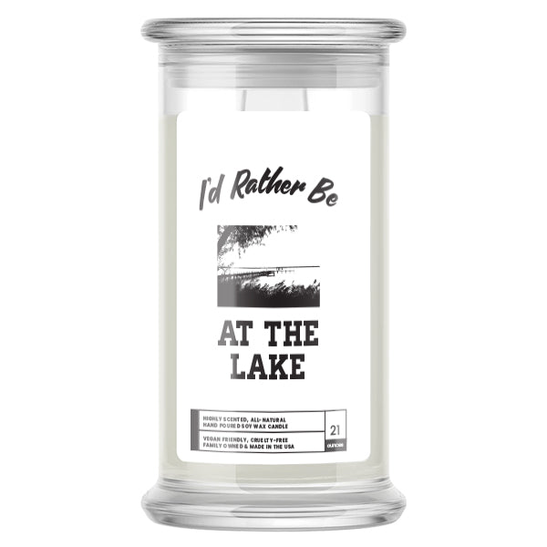 I'd rather be At The Lake Candles